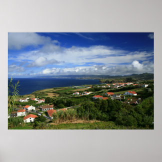 Affiche Paysage des îles Açores