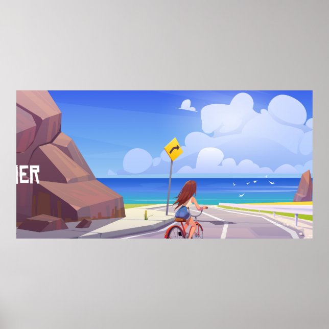 Affiche Paysage d'été (Devant)