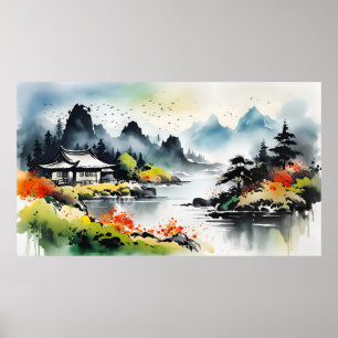 Affiche Paysage d'été