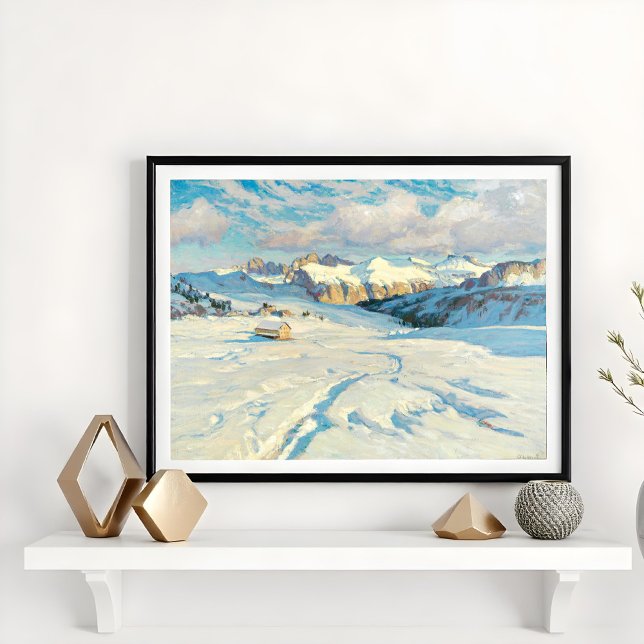 Affiche Paysage d'hiver (Créateur téléchargé)