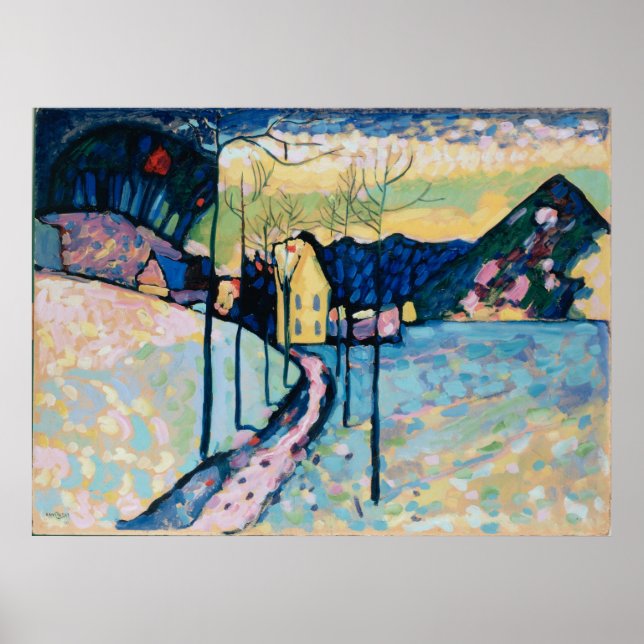 Affiche Paysage d'hiver (Devant)