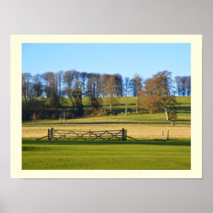 Affiche Paysage d'hiver à Somerset