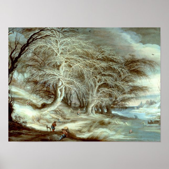 Affiche Paysage d'hiver Gijsbrecht Leytens (Devant)