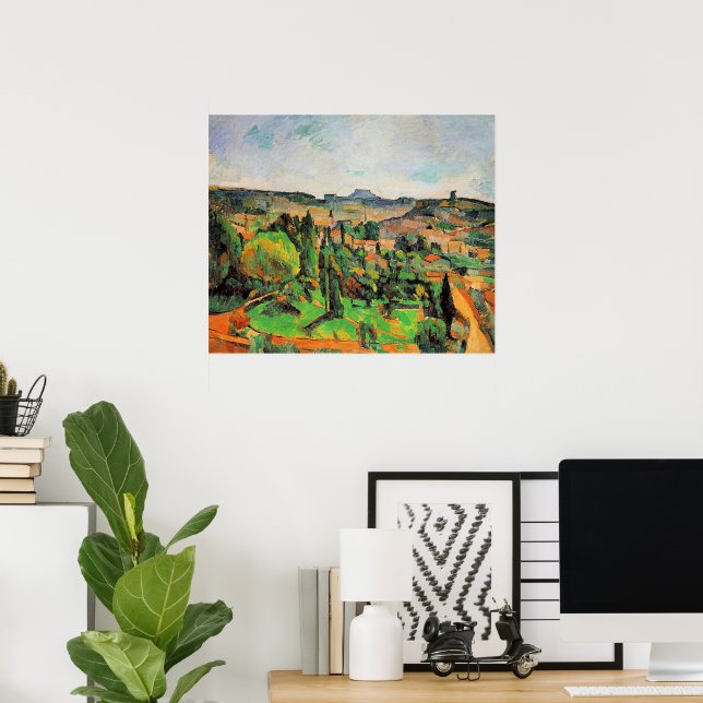 Affiche Paysage d'Ile de France, beaux-arts, (Bureau à domicile)