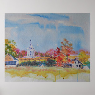 Affiche Paysage du champ de bataille de Gettysburg / Larry
