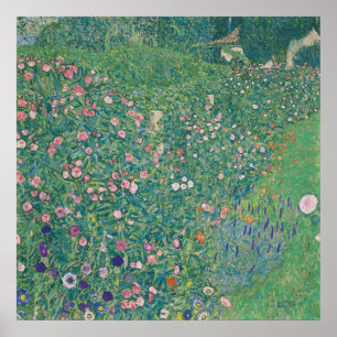 Affiche Paysage du jardin italien — Gustav Klimt (1913)