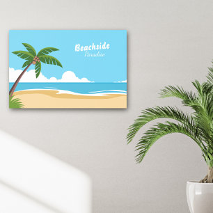 Affiche Paysage du Paradis de la Plage