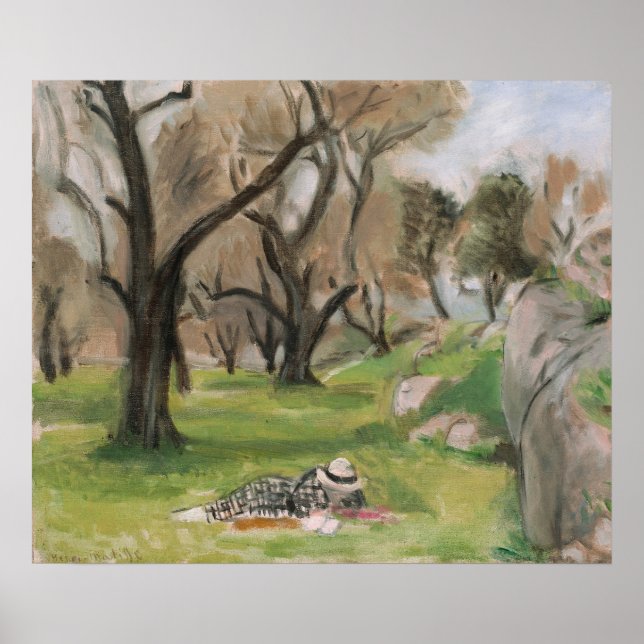 Affiche Paysage du sud de Matisse (Devant)