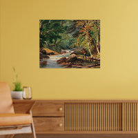 Paysage du Vermont, Le Ruisseau à Truites,