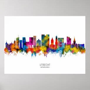 Affiche Paysage d'Utrecht aux Pays-Bas