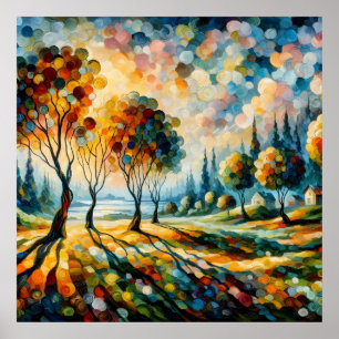 Affiche Paysage dynamique
