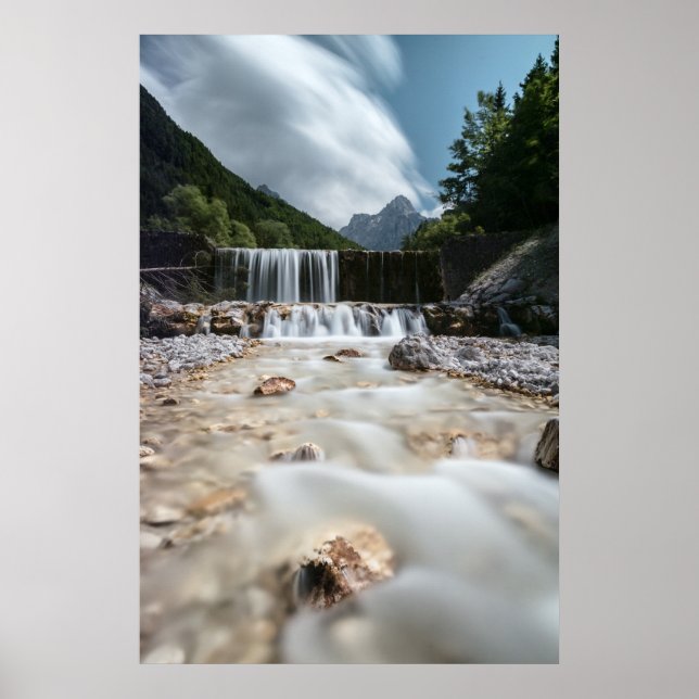 Affiche Paysage exceptionnel dans la vallée de Krnica, Slo (Devant)