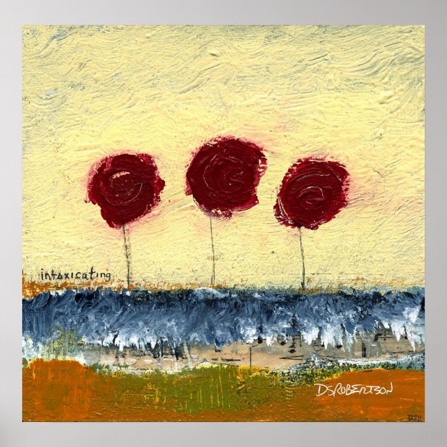 Affiche Paysage floral enivrant par Dan Robertson (Devant)