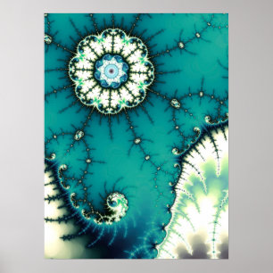 Affiche Paysage fractal de Mandelbrot