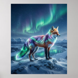 Affiche Paysage gelé d'Aurora Fox