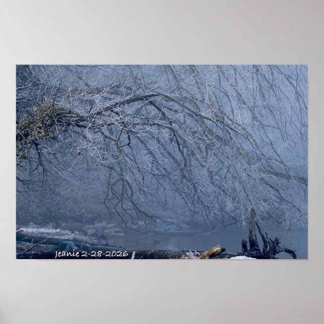Affiche Paysage hivernal  (Devant)