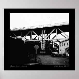 Affiche Paysage industriel urbain