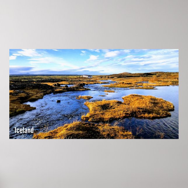 Affiche Paysage islandais (Devant)