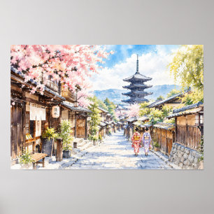 Affiche Paysage japonais