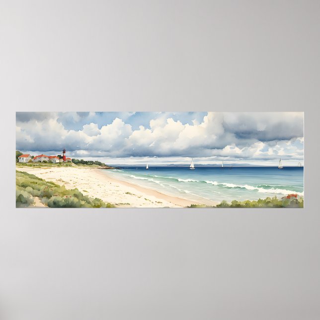 Affiche Paysage Large "Norfolk Living By the Sea" (Devant)