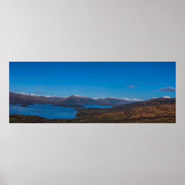 Affiche Paysage Loch Lomond de Conic Hill Panorama (Devant)
