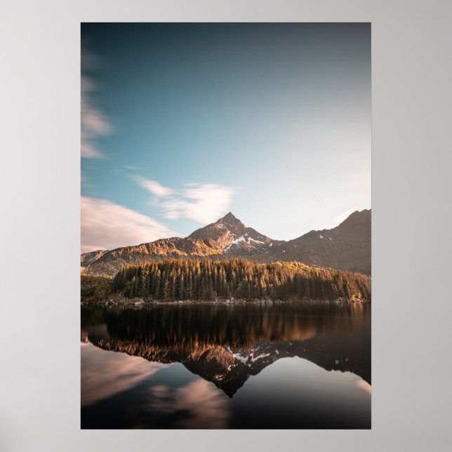Affiche Paysage Lofoten Norvège (Devant)