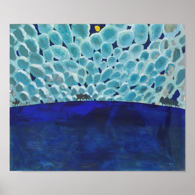 Affiche Paysage lunaire | Cuno Amiet | (Devant)