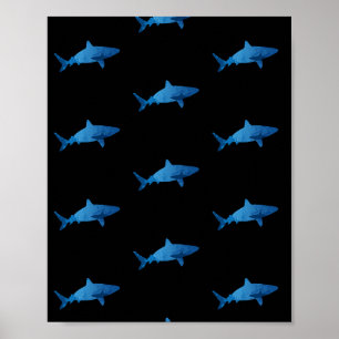 Affiche Paysage marin du requin Wilderness