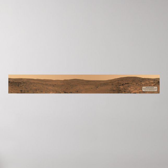 Affiche Paysage martien (panorama Seminole, pleine largeur (Devant)