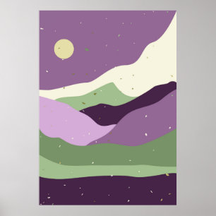 Affiche Paysage minimaliste