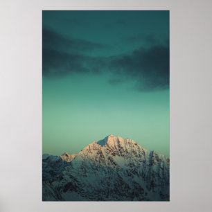 Affiche Paysage montagneux de Norvège Photo