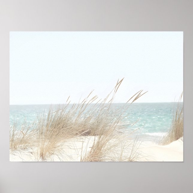 Affiche Paysage Mur Art Côtier Plage Décor Plage Photo (Devant)