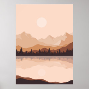 Affiche Paysage murale arrière - plan