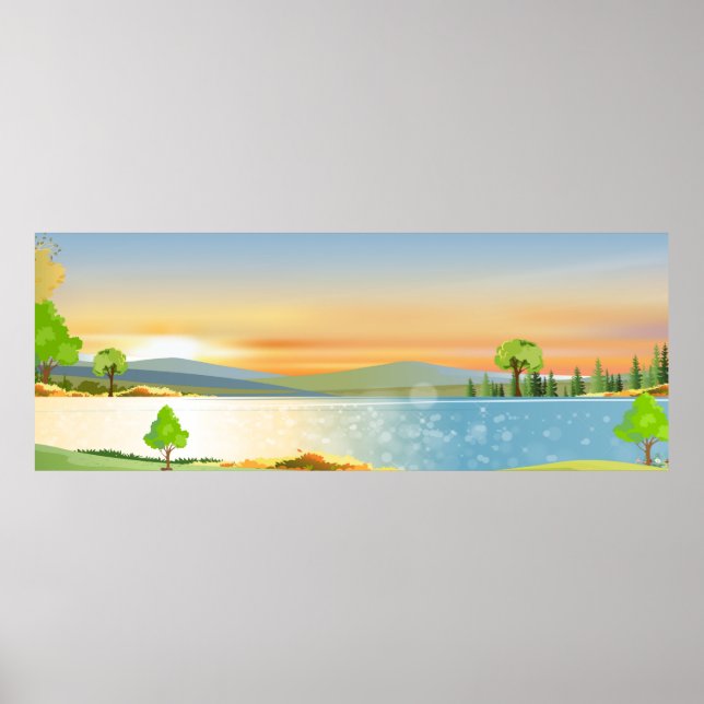 Affiche Paysage naturel (Devant)
