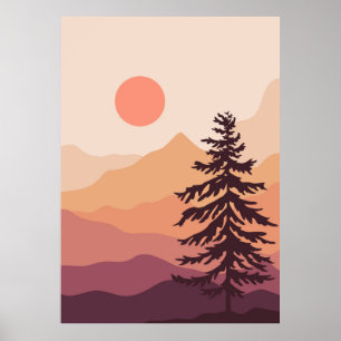 Affiche Paysage naturel murale arrière - plan