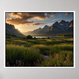 Affiche Paysage naturel serein