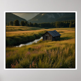 Affiche Paysage naturel serein