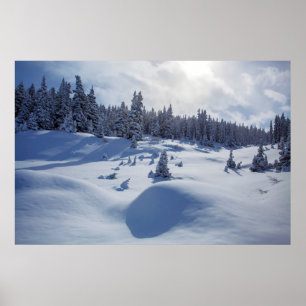 Affiche Paysage neigeux
