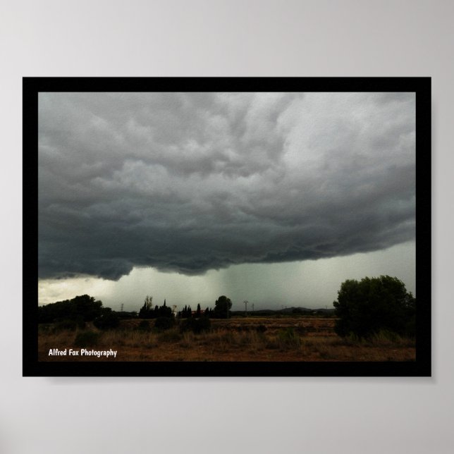 Affiche Paysage Nuage Orageux (Devant)