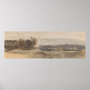 Affiche Paysage panoramique (en 1903 ou avant) Johan