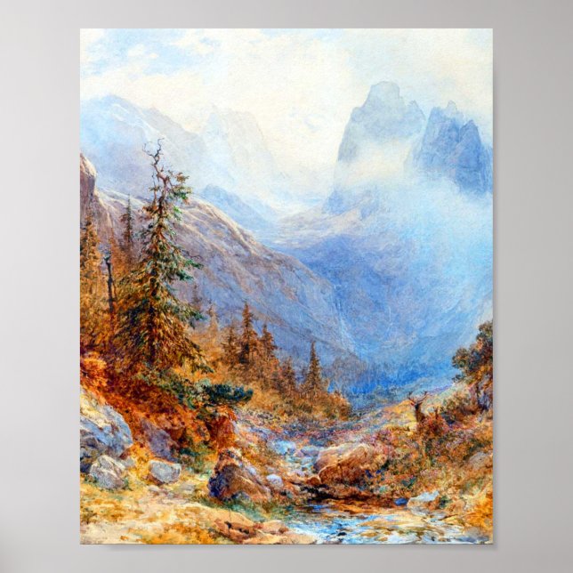 Affiche Paysage par Edward Theodore Compton (Devant)