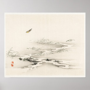 Affiche Paysage par Kōno Bairei (1844-1895)