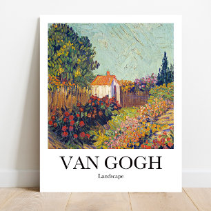 Affiche Paysage par Vincent van Gogh