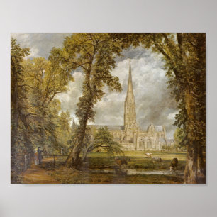 Affiche Paysage pastoral - John Constable
