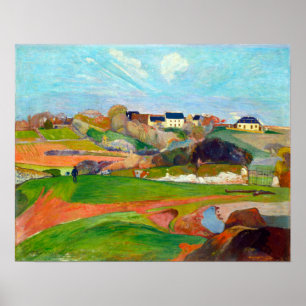 Affiche Paysage Paul Gauguin au Pouldu