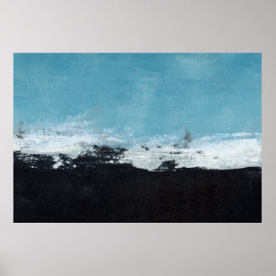 Affiche Paysage peint à la main Abstrait