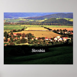 Affiche Paysage pittoresque de Slovaquie