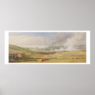 Affiche Paysage près de Swansea, sud du pays de Galles