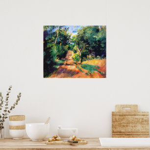 Affiche Paysage près de Varengeville par Renoir
