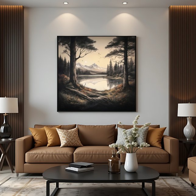 Affiche Paysage Rétro (Créateur téléchargé)